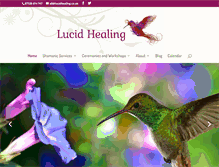 Tablet Screenshot of lucidhealing.co.uk
